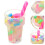 10Pcs Miniatyr Milk Tea Dekorationer För Dockhus 5