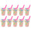 10Pcs Miniatyr Milk Tea Dekorationer För Dockhus 9