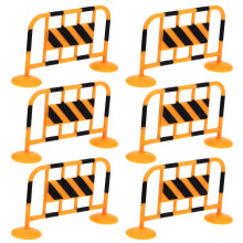 10Pcs Miniatyr Trafikskyltar Avspärrningar Stängsel Barrikader För Barn