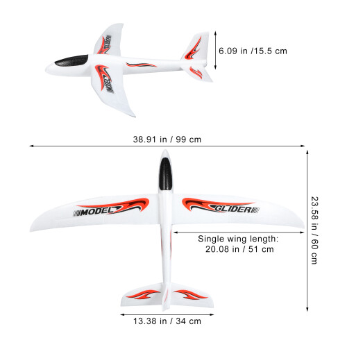 2 Delar 99 Cm Barns Aerobatikplan Kastflygplan För Utebruk 1