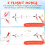 2 Delar 99 Cm Barns Aerobatikplan Kastflygplan För Utebruk 9
