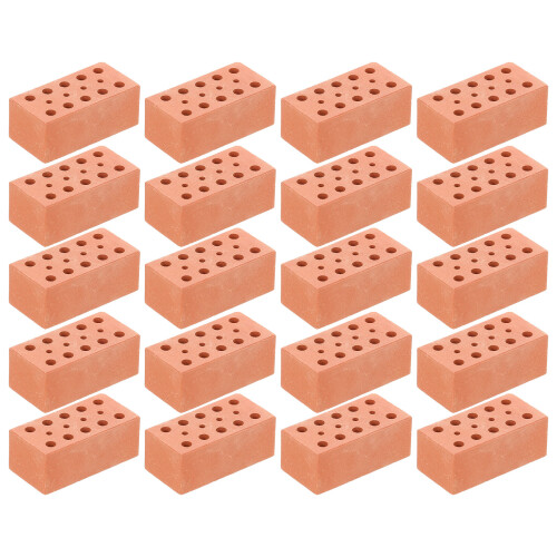 20Pcs DIY Miniatyr Mursten Modell Simuleringsmurstensmodeller