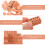 20Pcs DIY Miniatyr Mursten Modell Simuleringsmurstensmodeller 10