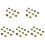 50 Pcs Blomkluster Dekorationsblommor Gräs Landskapsmodell DIY 4