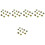 50 Pcs Blomkluster Dekorationsblommor Gräs Landskapsmodell DIY 6