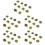 50 Pcs Blomkluster Dekorationsblommor Gräs Landskapsmodell DIY 8