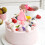 5St Flickfigur Cake Dekorationer I Keramiskt Material Rosa 7