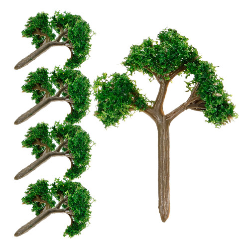 5Pcs Miniatyr Trädkombination Landskapsdesign Sandbordsträd
