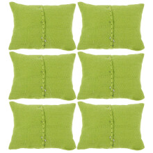 6Pcs Dockshus Miniatyr Tygsoffa Små Inredning