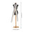 4 Set Miniatyr Kvinnlig Mannekäng Textilmått 9