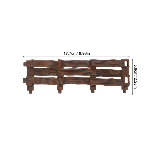 4Pcs Mini Trädgårdsgärd För Simuleringsgård Gärdsleksak Diy 1