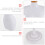 5Pcs Mannekäng Torso, Stöd För Klädsel och Smycken 8