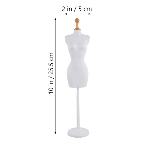 5Pcs Mannekäng Torso, Stöd För Klädsel och Smycken 1