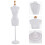 5Pcs Mannekäng Torso, Stöd För Klädsel och Smycken 5