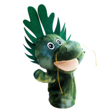 Cartoon Dragon Handdocka Förälder-Barn Leksak Barn Lekgrej