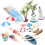 1 Set Strandstil Dockhus För Sommarnöje Tillbehör 9