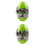 2 Set Imitationsdinosaurier Dinosaurägg Leksak Djurmodell 6