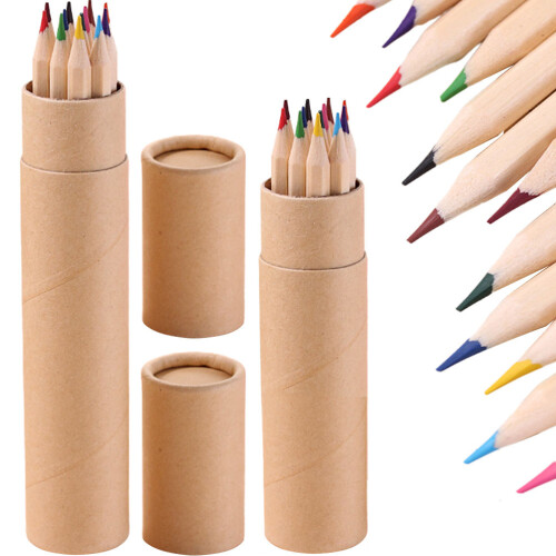 24Pcs Barn Graffiti Pennor Målning Färgglada Skolmaterial 1