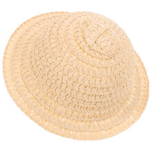 Mini Straw Hatt För Hantverk Diy Miniatyrhatt