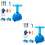 2 Set Recoil Force Leksakssats Aerodynamisk Ballongbil 7
