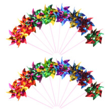 20Pcs Vindmøllelegetøj Små DIY-Vindmøller Landskapsdekoration