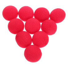 10Pcs Klownnäsa Röda Svampbollar Party Cosplay Accessoar