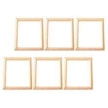 6Pcs Miniatyr Fotoframar Diy Bildramar Fotoprops Mini
