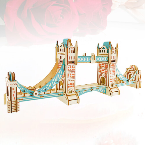 London Tower Bridge 3D Diy För Barn 1