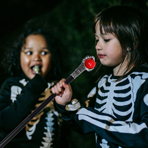 Halloween Käpp Klö Knep För Barn Wizard Cosplaykläder 2