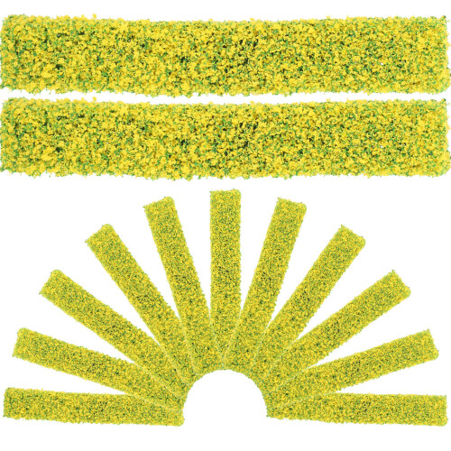 100 Delar Mini Blomsterkluster Vegetation Grupper Statisk Scenmodell 2