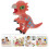 Sound Mini Dinosaurer Plast Simulation Leksak För Barn 3