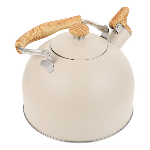 1 St 2,5 L Plattbotten Kökspipa (Beige)