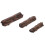 3Pcs Simulerade Stumpar Mikrolandskapsprydnader Sandbordsdekoration 2