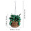 3Pcs Miniatyr Smyckesmöbel Husplanta Decor Mini Resin 2