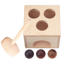1 Set Box Ball Drop Leksak Barn Slaglek Knock Utbildande Lekset
