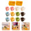 14Pcs Miniatyr Kaffekoppar och Tekoppar Tillbehör 3