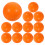 12Pcs Tryckboll Leksak Elastisk Fyllnadsboll Fidget Stresslindring 4