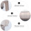 3Pcs Hårfärgskål Professionell Plast Blandningsset 9