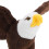 Imitation Vitklövd Örn Plush Leksak Djurdocka För Barn 7