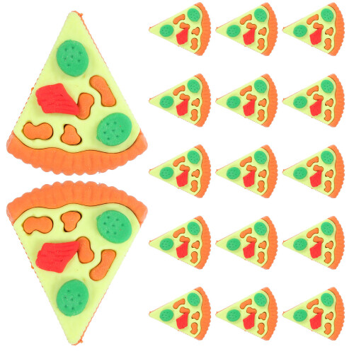 30Pcs Lekfulla Pizzaskivor Suddgummin För Barn Och Studenter