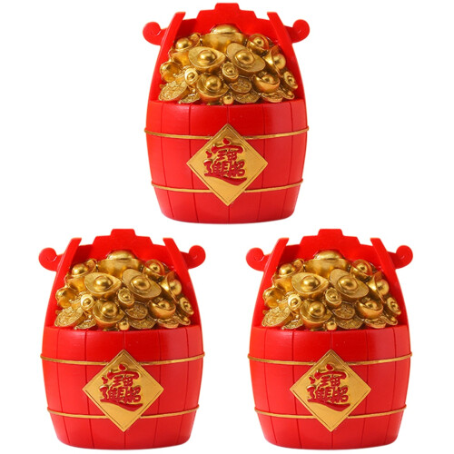3St Skattkista För Barn Sparbössa Resin 2