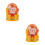 2St Resin Mönkey King Modell Figur För Skrivbordsdekoration 8