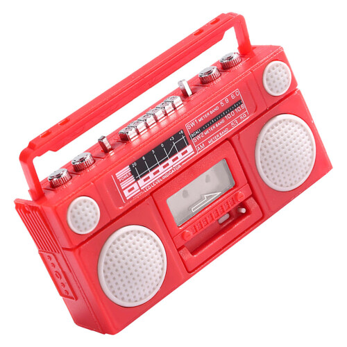 Mini Husradio Modell Smycke För Dockhus
