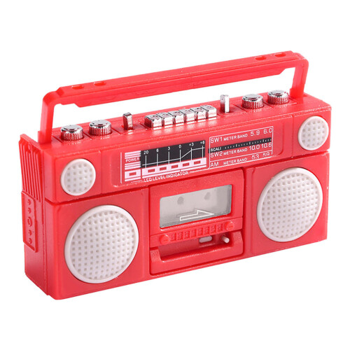Mini Husradio Modell Smycke För Dockhus 2