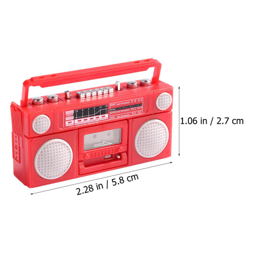 Mini Husradio Modell Smycke För Dockhus 1
