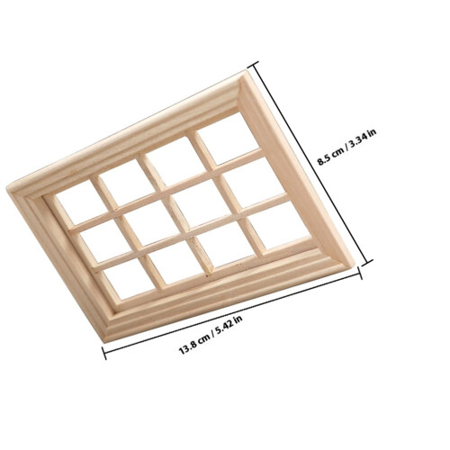 Mini Fönsterram Modell Scenlayout Adorn Beige 1
