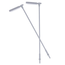 2 Delar Sandbordsmodell Av Gatalykta Med Ljusavgerande Påle För