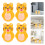 16Pcs Tigerformade Väcklaleksaker För Barn 11