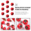 10Pcs Resin Simulation Tomato Mini Cherry Tomater Modeller Dockshus 10
