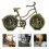 2St Zinklegering Mini Cykelskulptur Retro Vintage 11